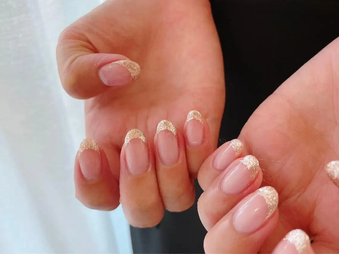 ネイル フットネイル フレンチネイル ジェルネイル ラメ(グリッター) メンズネイル kiki nail たまプラーザのネイルデザイン
