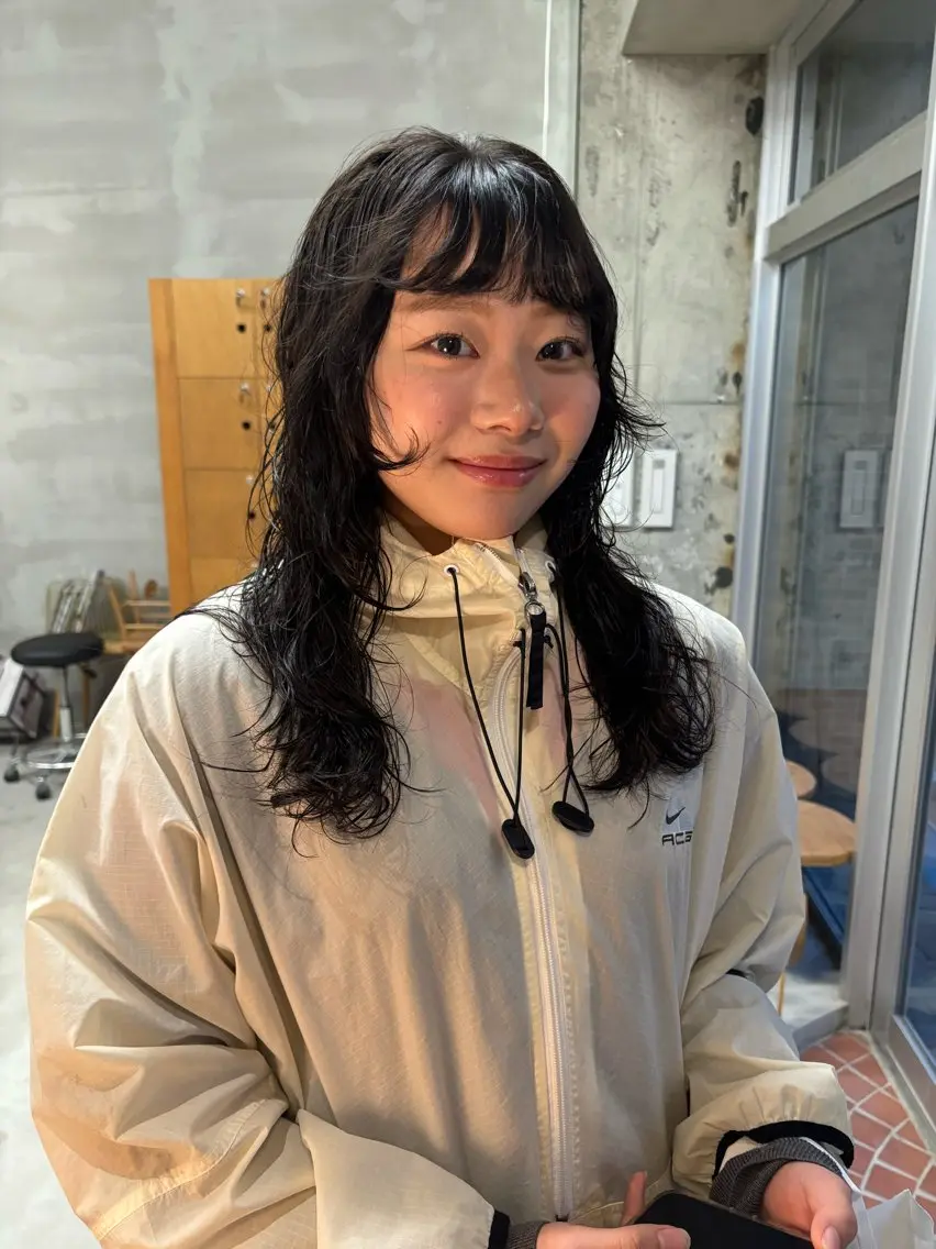 パーマ カット パーマ トリートメント wewe: momoeのヘアスタイル