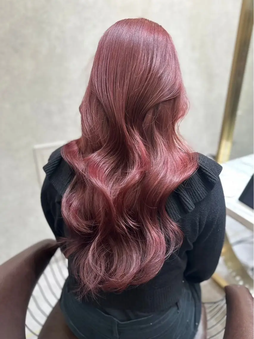 【暖色カラーにしたい方限定クーポン】✨️似合わせカット+透明感カラー+クイックトリートメント✨️の写真