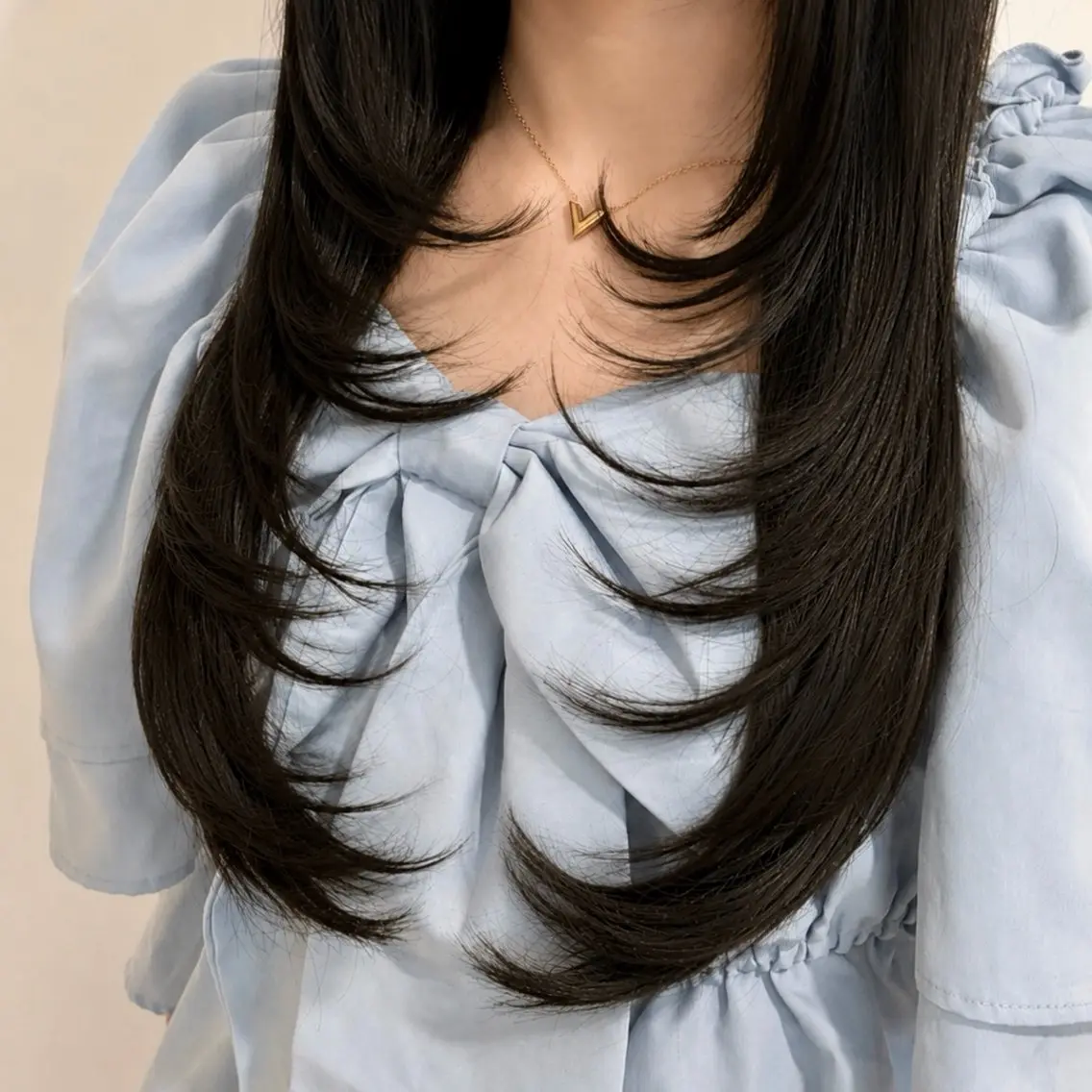 ロング カラー ヘアアレンジ 🌿AOI／CIEL ‎✨️💙のヘアスタイル