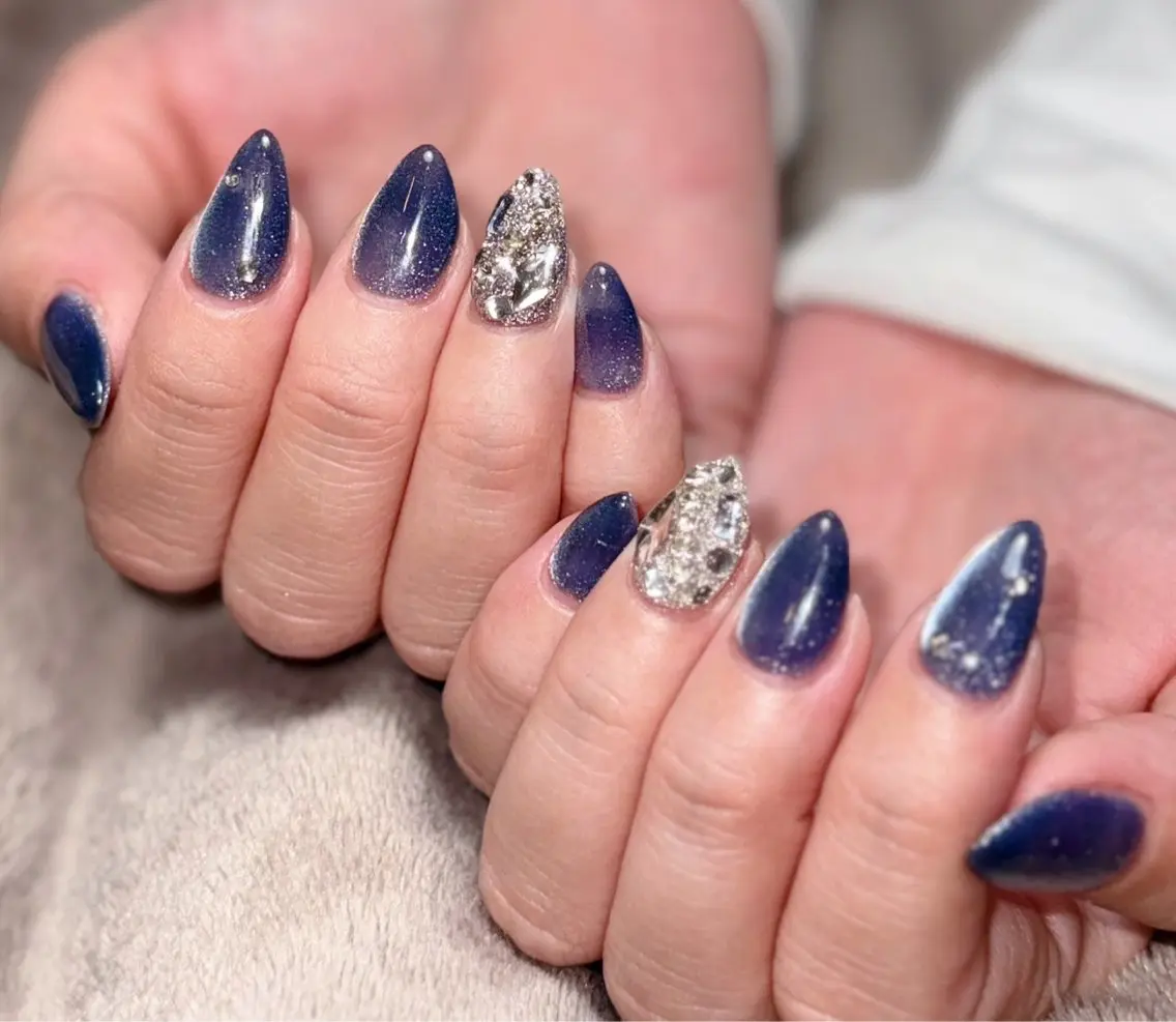 ネイル ジェルネイル マグネットネイル メンズネイル ハンドネイル MIMnail メンズネイリストのネイルデザイン