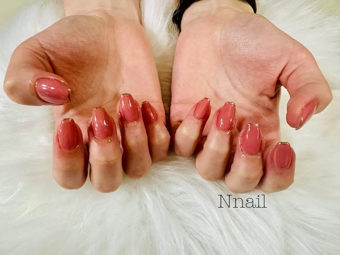 ネイル アートネイル フレンチネイル ミラーネイル ワンカラーネイル ハンドネイル 🌿Nnail🌿 プライベートサロンのネイルデザイン