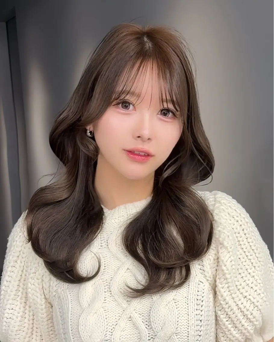 ロング カラー 透明感カラー 韓国風ヘア レイヤーカット カット ヘアカラー ♦ブリーチなしカラー ×レイヤー♦中島良太のヘアスタイル