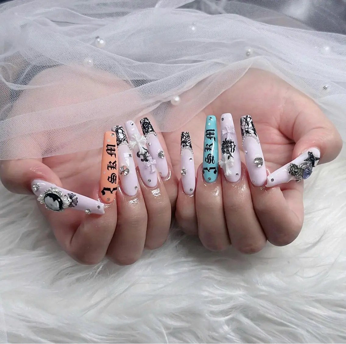 ネイル アートネイル 成人式 ジェルネイル ニュアンスネイル 夏ネイル ハンドネイル neco H.babynailのネイルデザイン