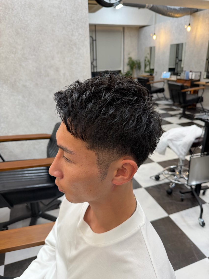 ショート メンズ 【メッシュ×パーマ】 ❤️🔥Koukiのヘアスタイル