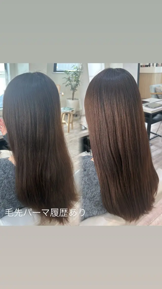 ロング 大木 唯月のヘアスタイル