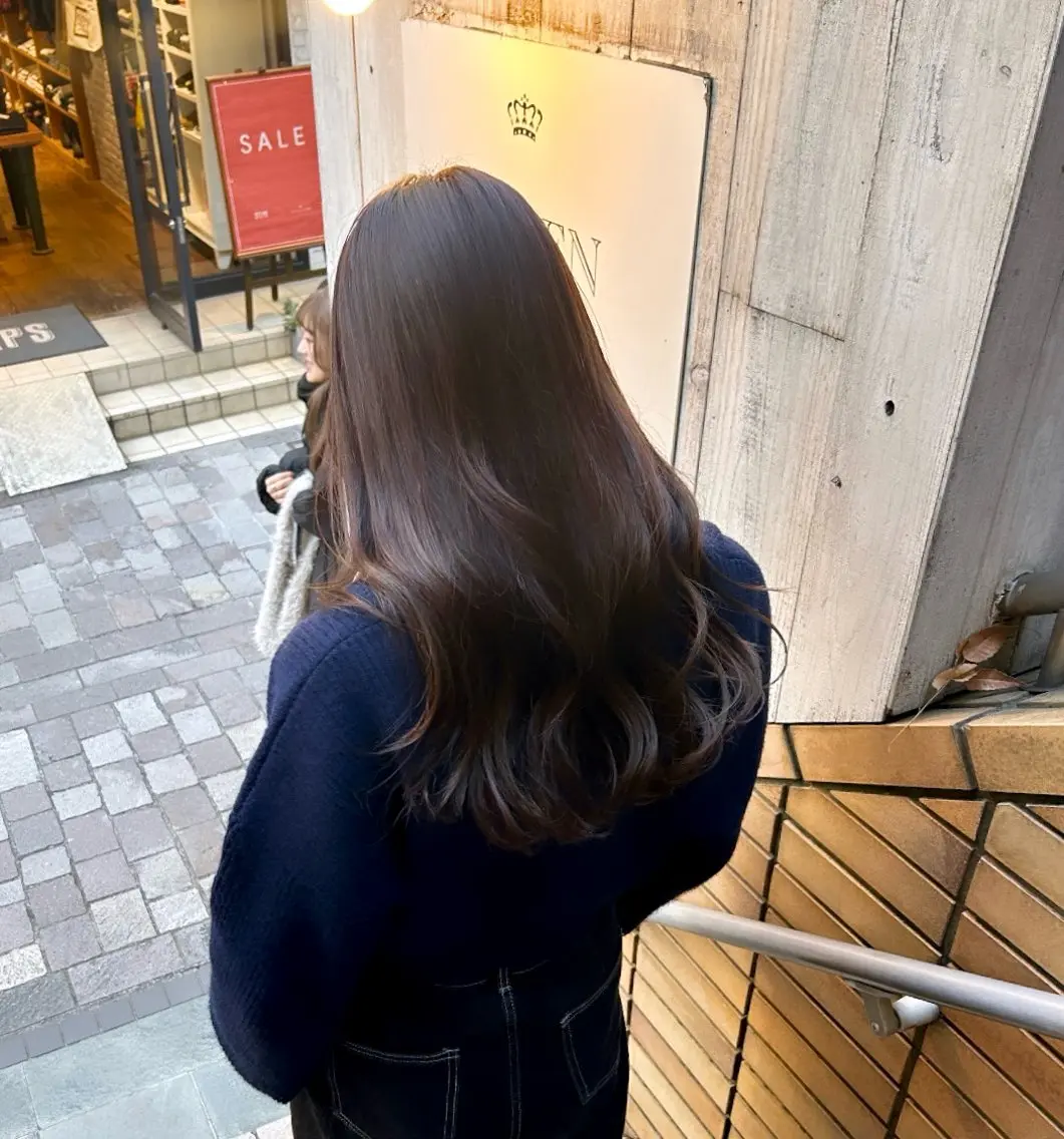 ロング カラー カット ヘアカラー トリートメント 山本美月🫧艶カラー 🐬暖色カラー🫧のヘアスタイル
