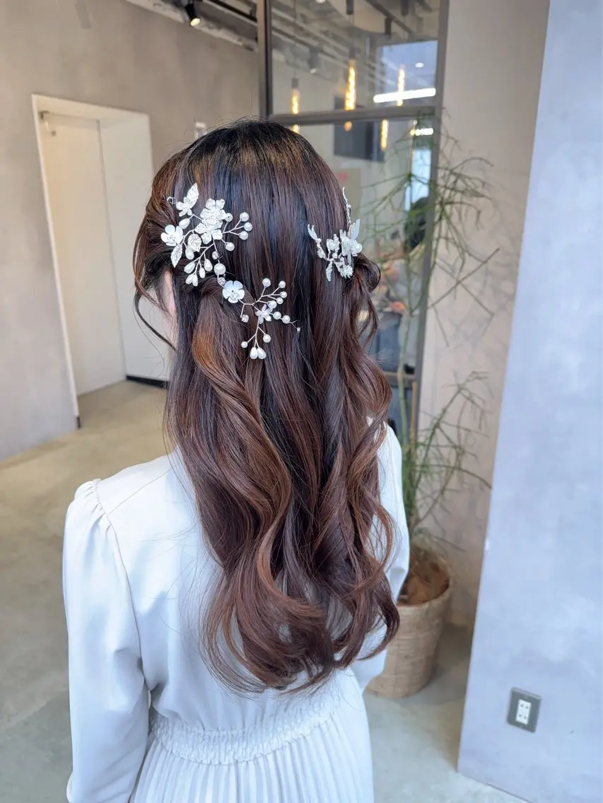 カラー カット ヘアセット 透明感カラー✨艶髪 制作🌱山根あゆみのヘアスタイル