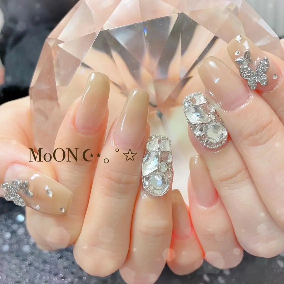 ネイル ハンドネイル ハンドケア MoON...❤︎ MeGuのネイルデザイン