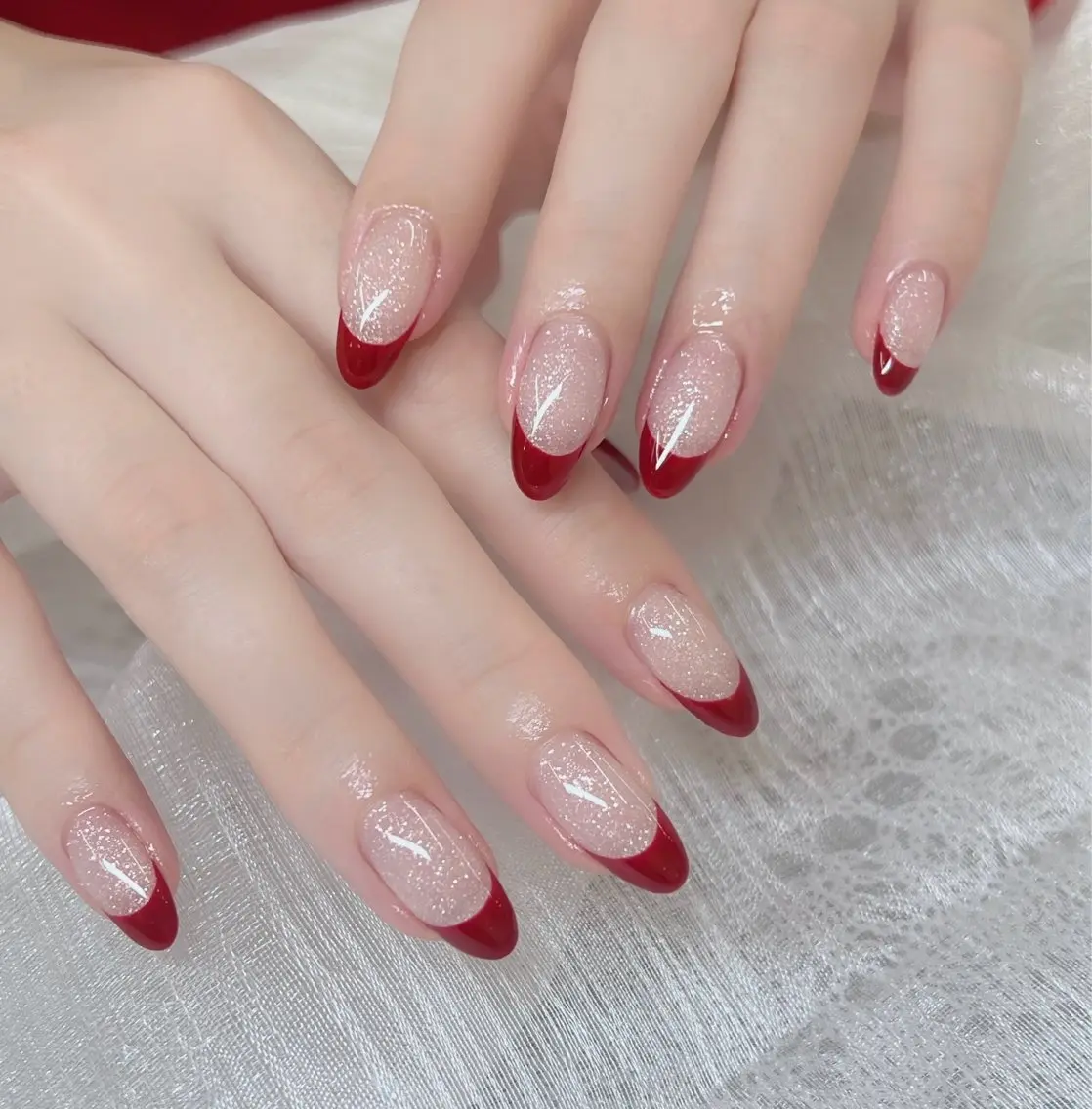 ネイル ハンドネイル 🎀PG🩵 ネイルサロンのネイルデザイン