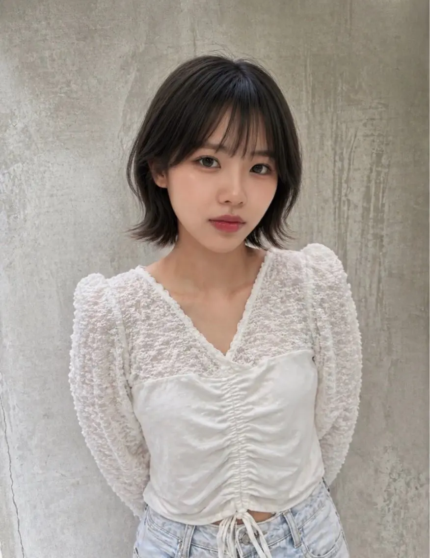 ショート 豊中／ボブスタイル 日向春喜のヘアスタイル