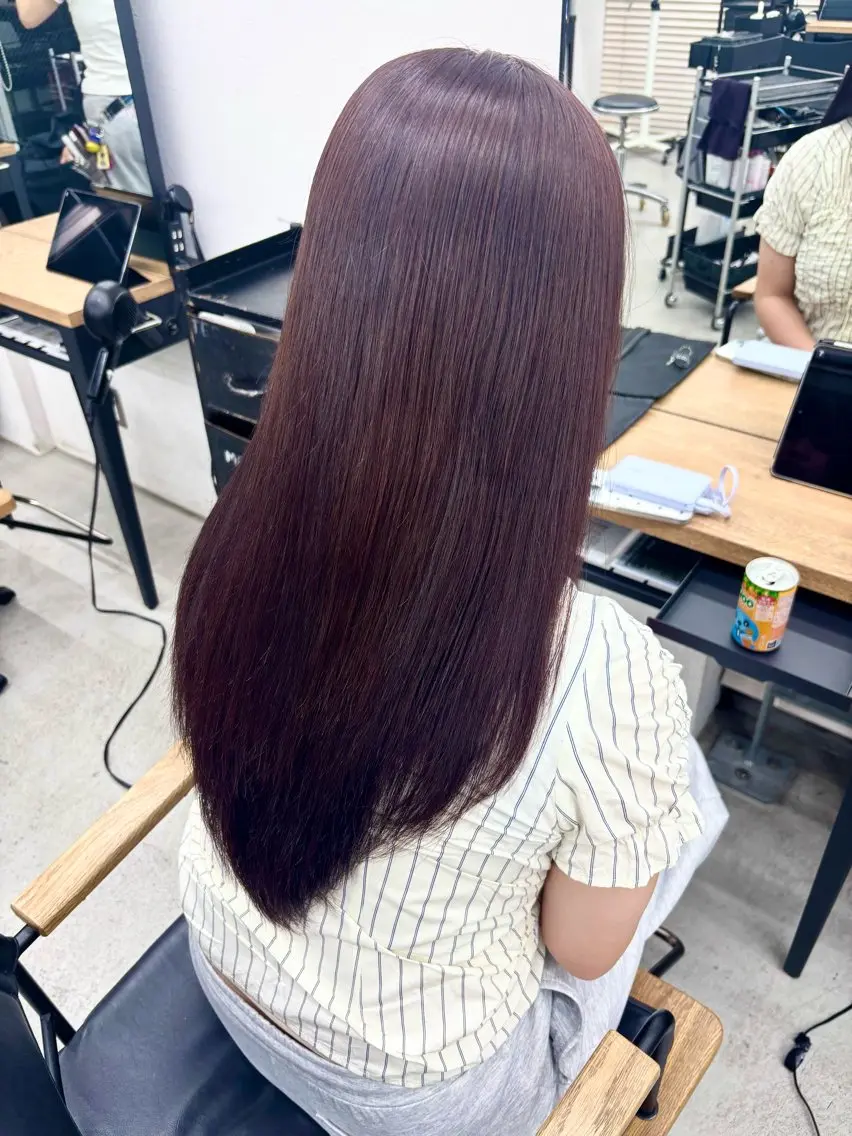 ロング カラー ヘアカラー トリートメント 透明感カラー🫧 /hinaのヘアスタイル