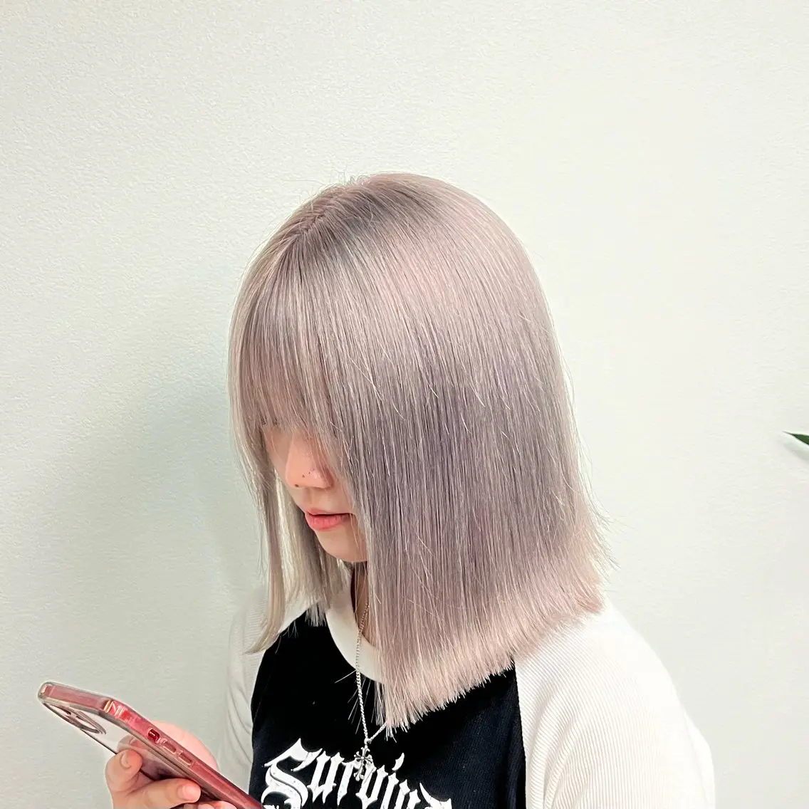 ミディアム カラー ヘアカラー 🕊️カズヤ/ ハイトーン🕊️のヘアスタイル