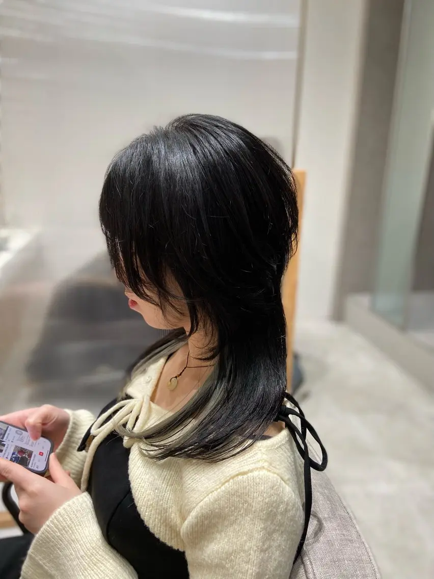 ミディアム 🦉静かに過ごしたい 方、個室席🦉タナカのヘアスタイル