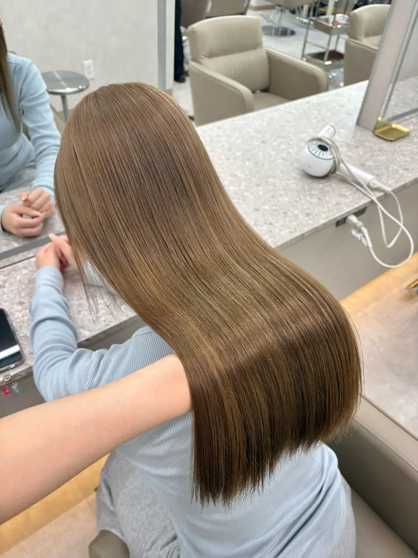 ロング カラー ハイトーン/モテ髪 🎀hina🎀のヘアスタイル