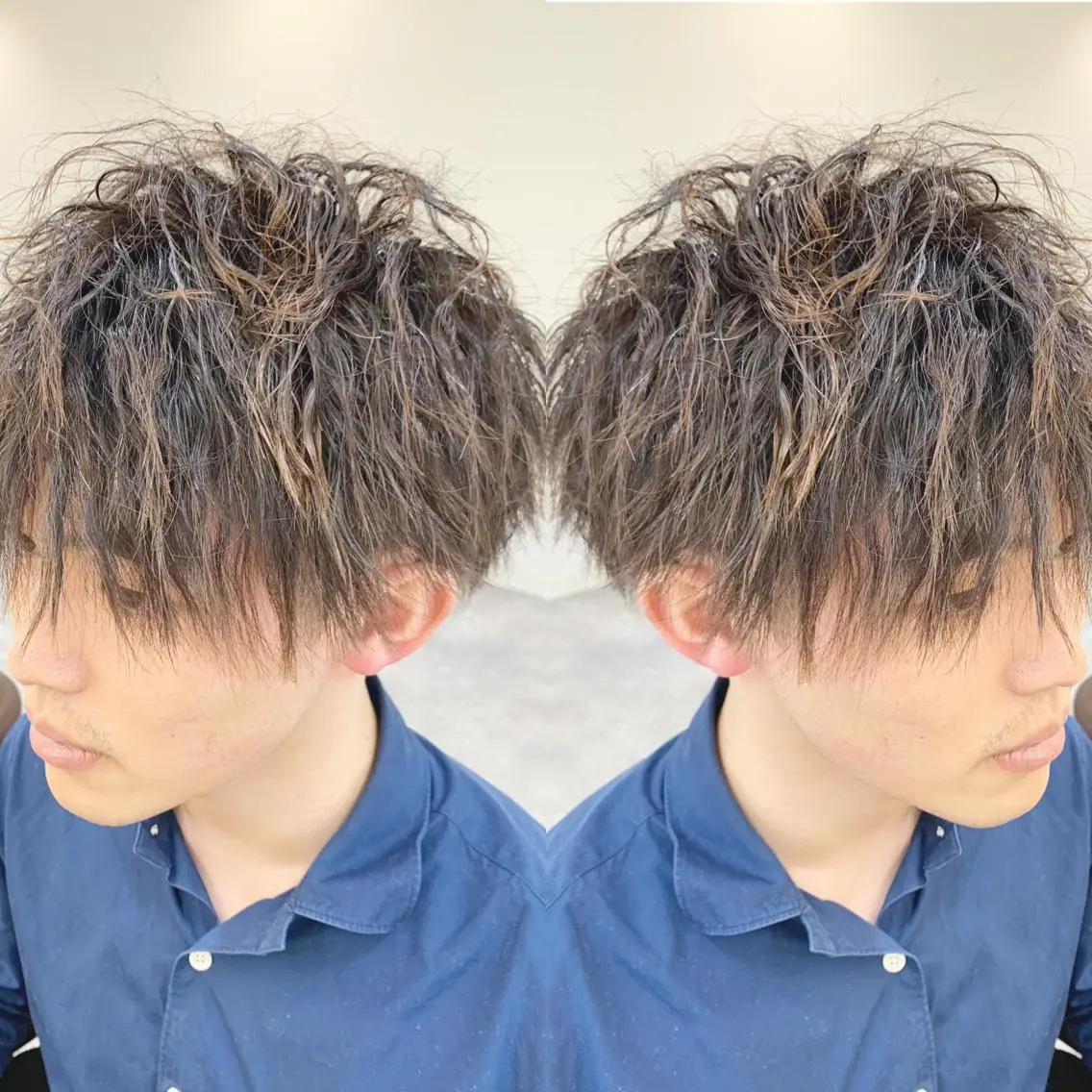 ミディアム カット パーマ H (エイチ) 烏丸御池店のヘアスタイル