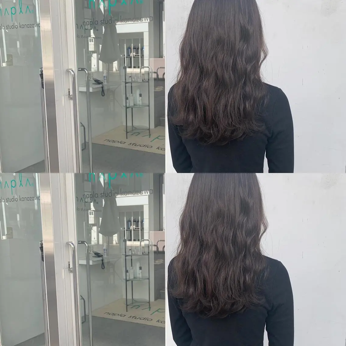 ミディアム カラー ヘアアレンジ 中門 玲那のヘアスタイル