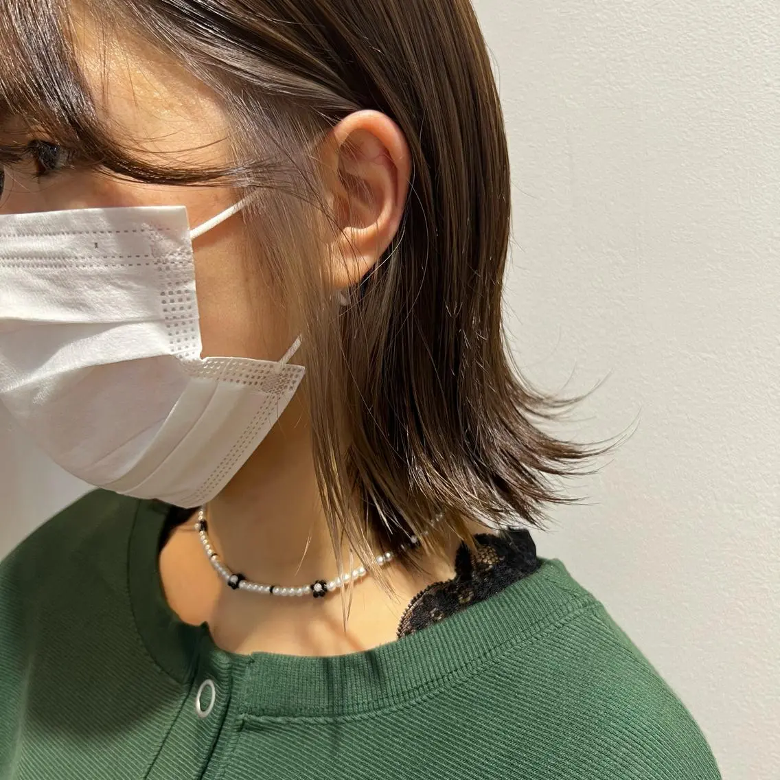 ミディアム ヘアカラー トリートメント インナーカラー♡ Nanakoのヘアスタイル