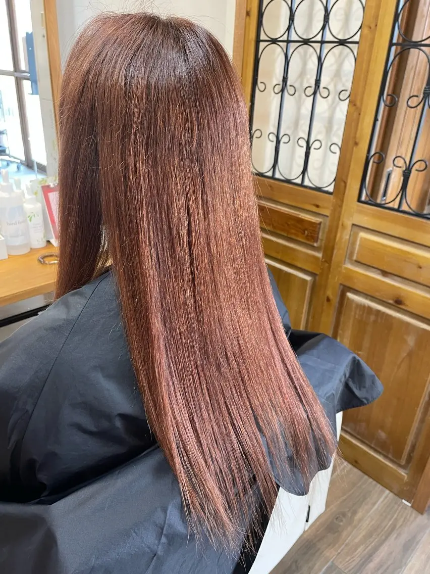 ロング 山木 裕子のヘアスタイル