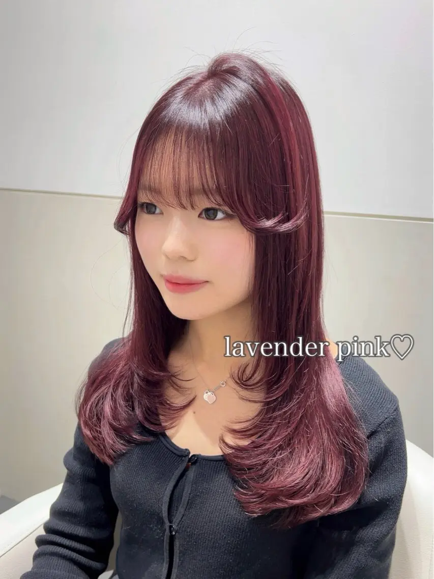 セミロング カラー カット ヘアカラー トリートメント 🩷韓国ヘア/ヨシン モリ🩷Maikaのヘアスタイル