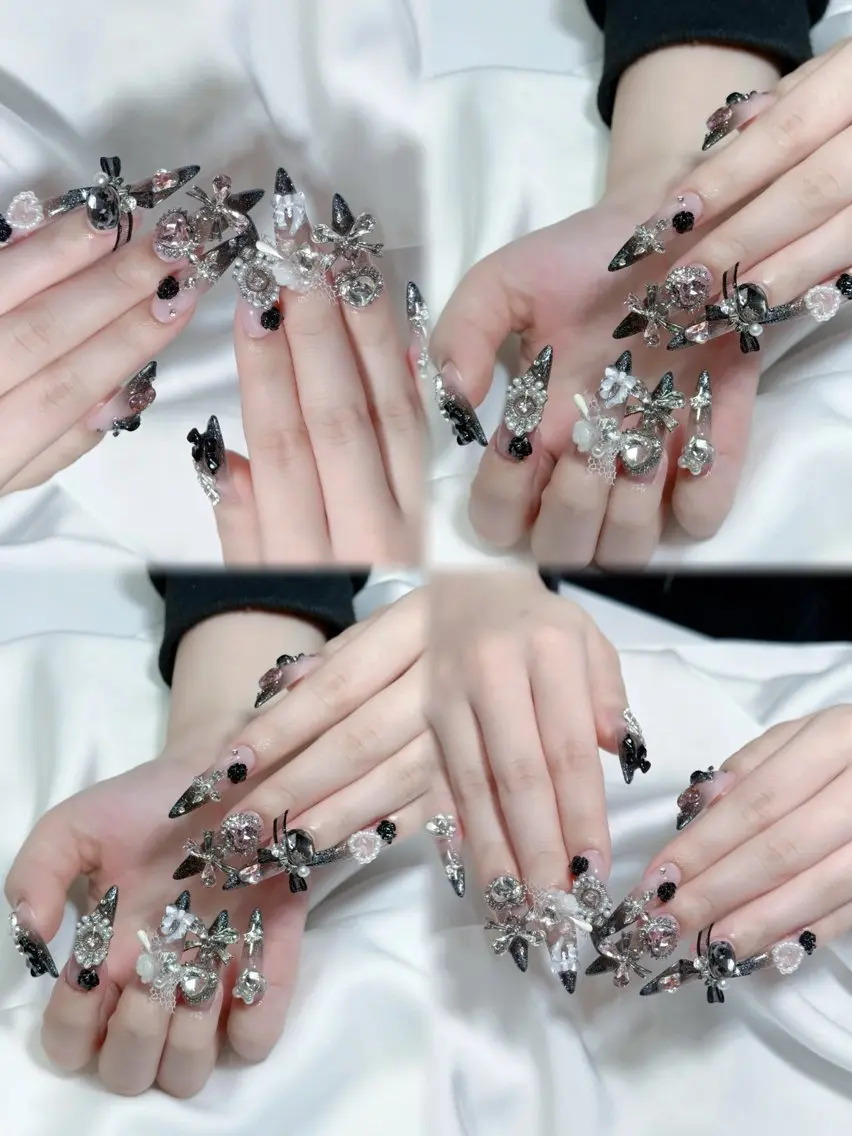 セミロング ハンドネイル Bibi nail Osakaのネイルデザイン