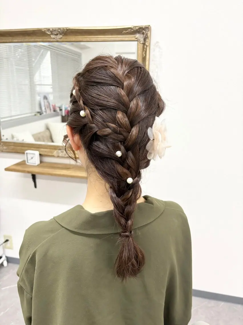 ヘアアレンジ ヘアセット ヘアサロン ミカヅキのヘアスタイル