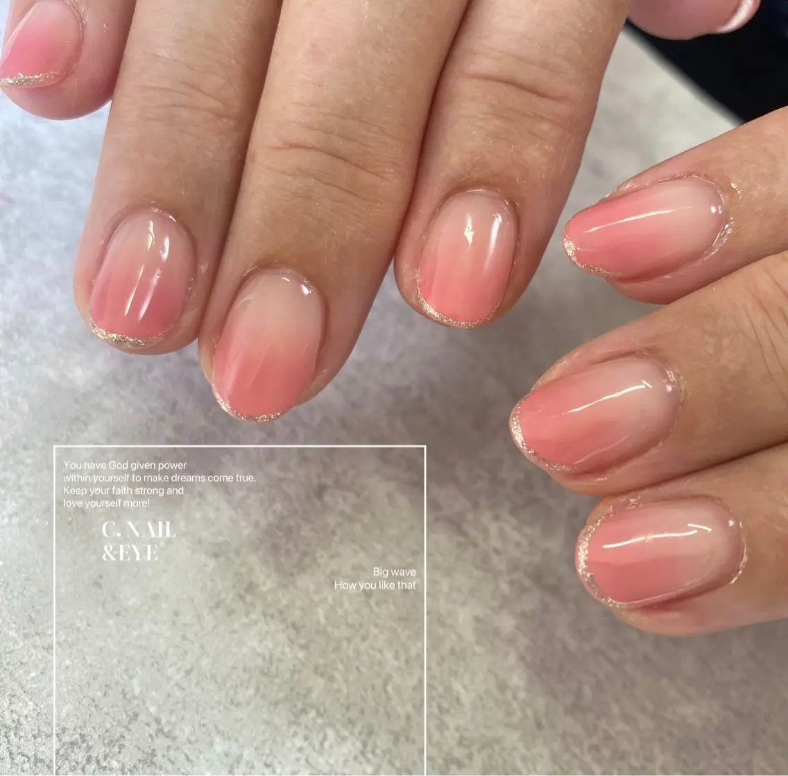 ネイル 入学式 フラッシュネイル フットネイル 卒業式 氷ネイル・うるうるネイル C.Nail &Eyeのネイルデザイン