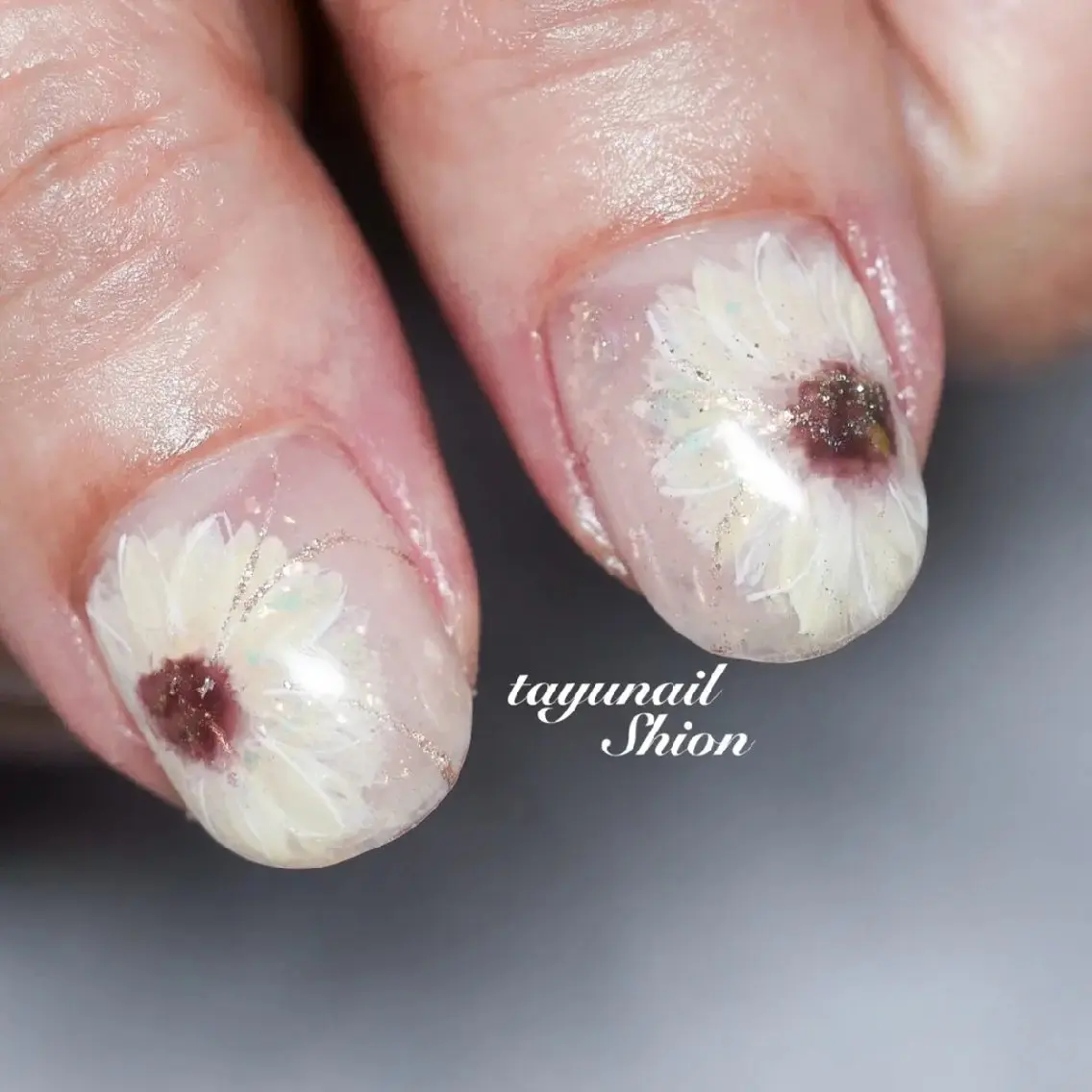 ネイル フレンチネイル ジェルネイル パラジェル ネイルサロン 【たゆnail】のネイルデザイン
