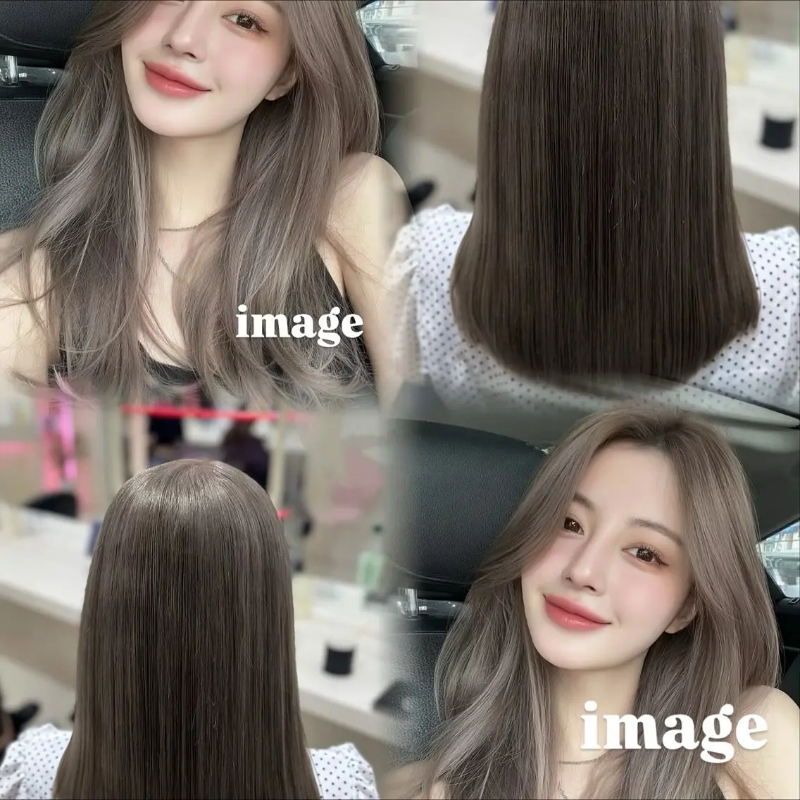 ロング カラー ヘアカラー 🤍韓国大人っぽ ベージュMAI🤍のヘアスタイル