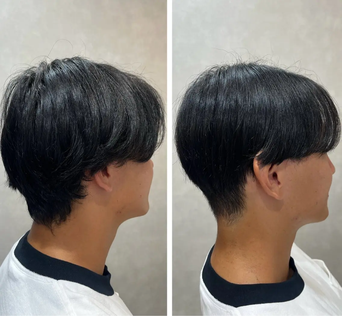 メンズ カット 森 愛友のヘアスタイル