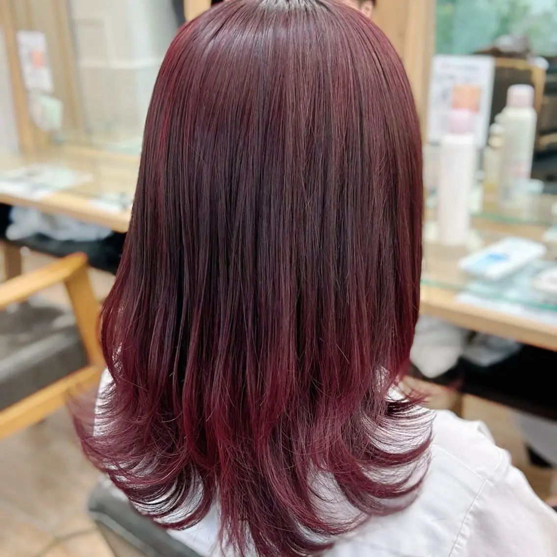 セミロング カラー カット ヘアカラー 🎀オタク美容師艶髪 カラーERINA🎀のヘアスタイル