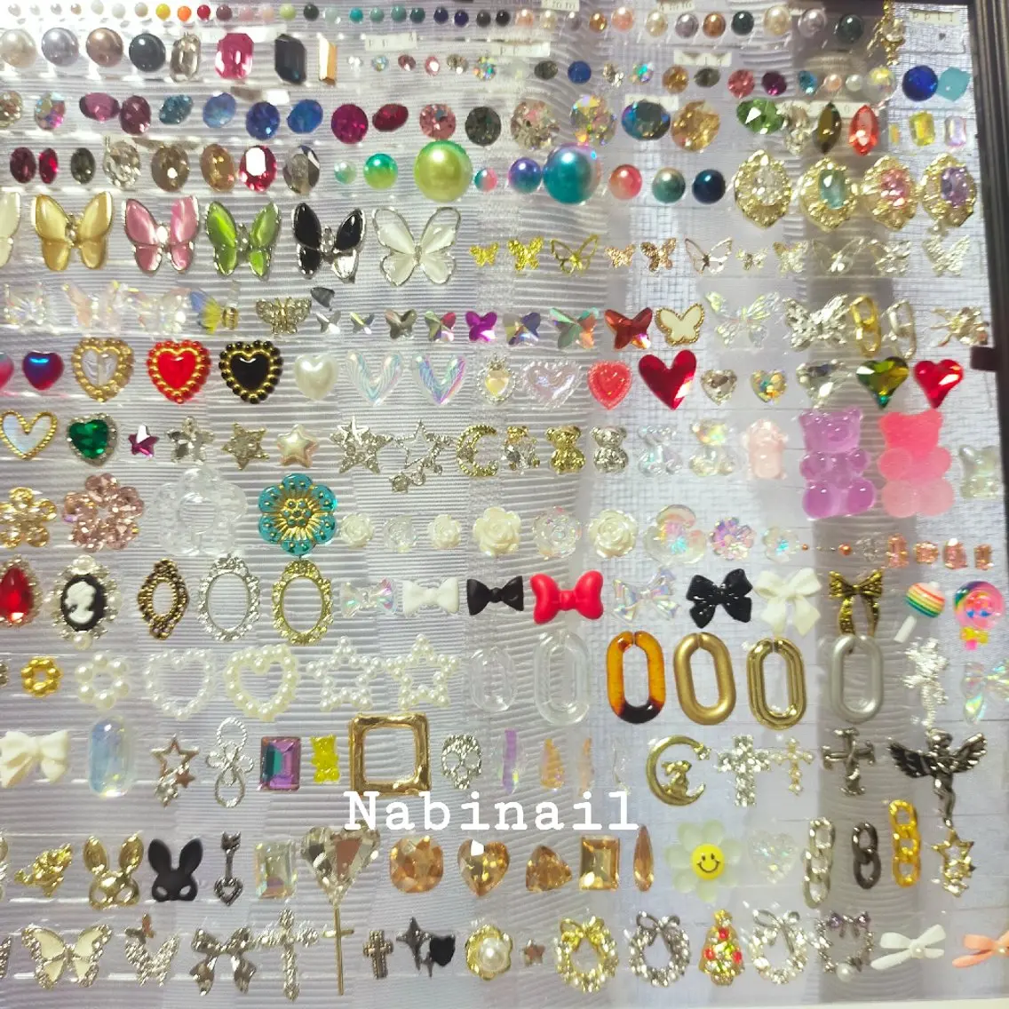 ネイル ジェルネイル ハート 冬ネイル クリスマス 西日暮里 Nabinailのネイルデザイン