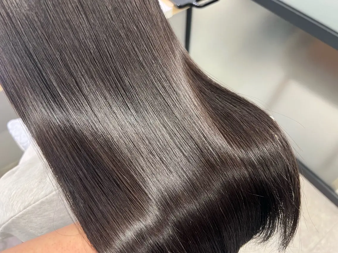 ロング トリートメント 檜谷 晴　顔周りカットのヘアスタイル