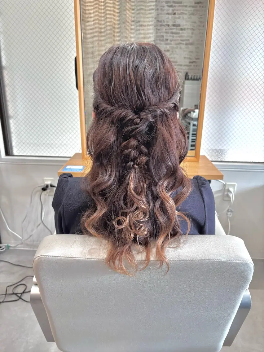 ロング rinrin 天文館のヘアスタイル