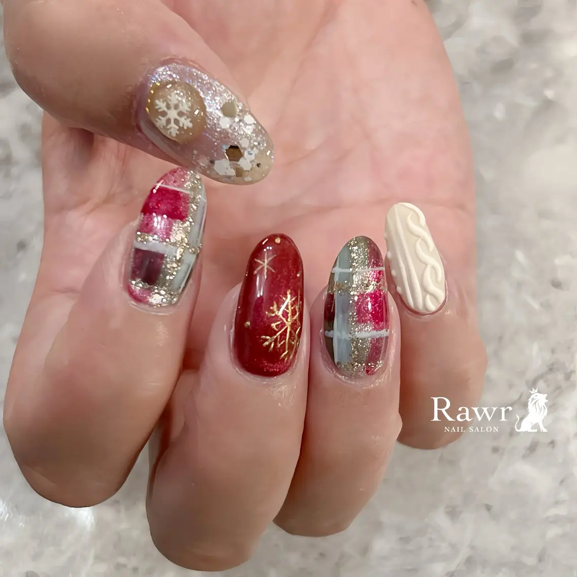 ネイル ハンドネイル Rawr / saoriのネイルデザイン