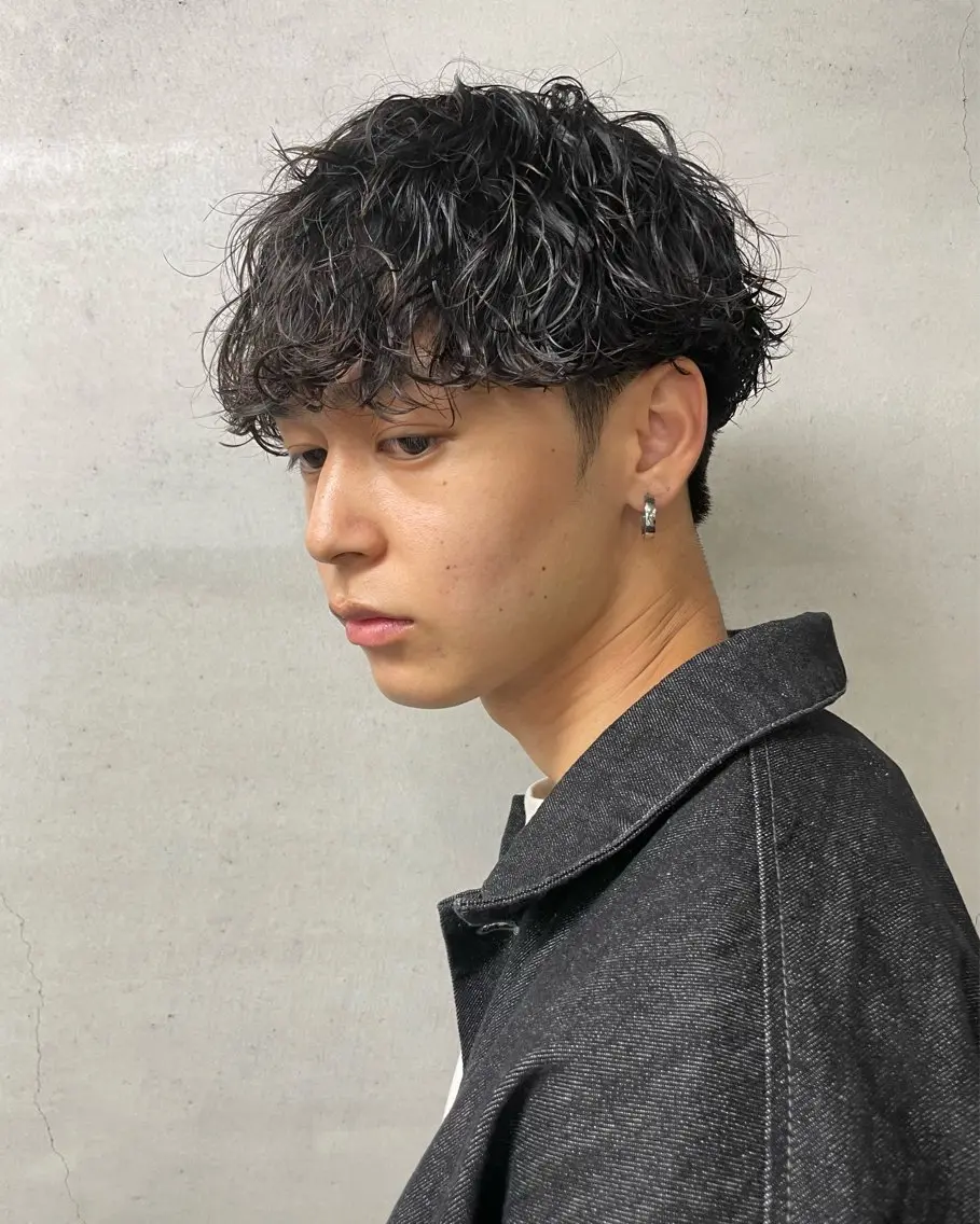 ショート 亀井隆汰/メンズ専門 パーマ/フェード可のヘアスタイル