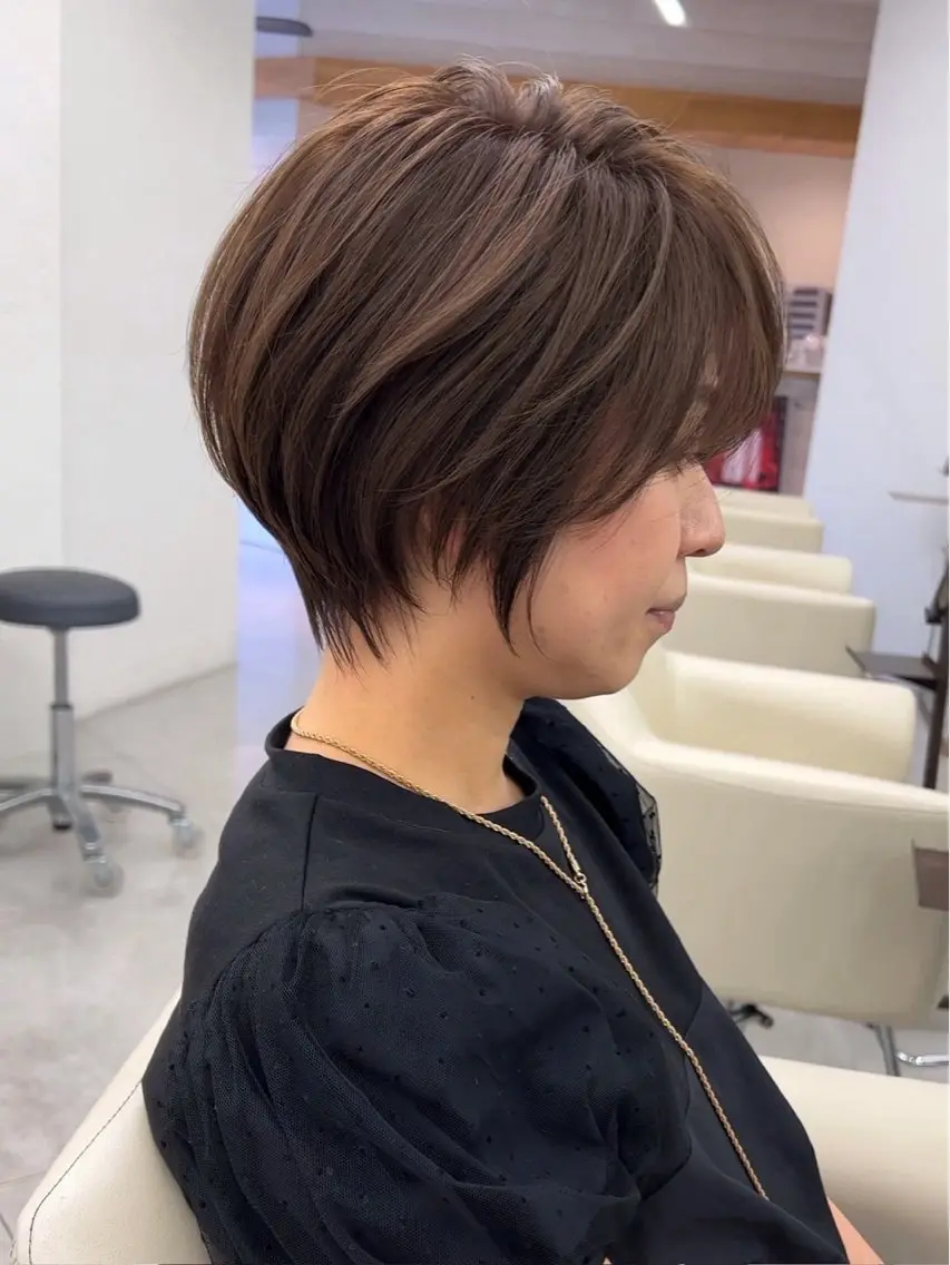 ショート 竹谷 奈津実のヘアスタイル