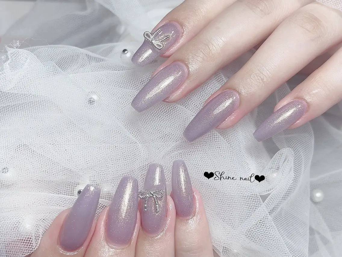 ネイル サイナ🎀 長さだし&デザインのネイルデザイン