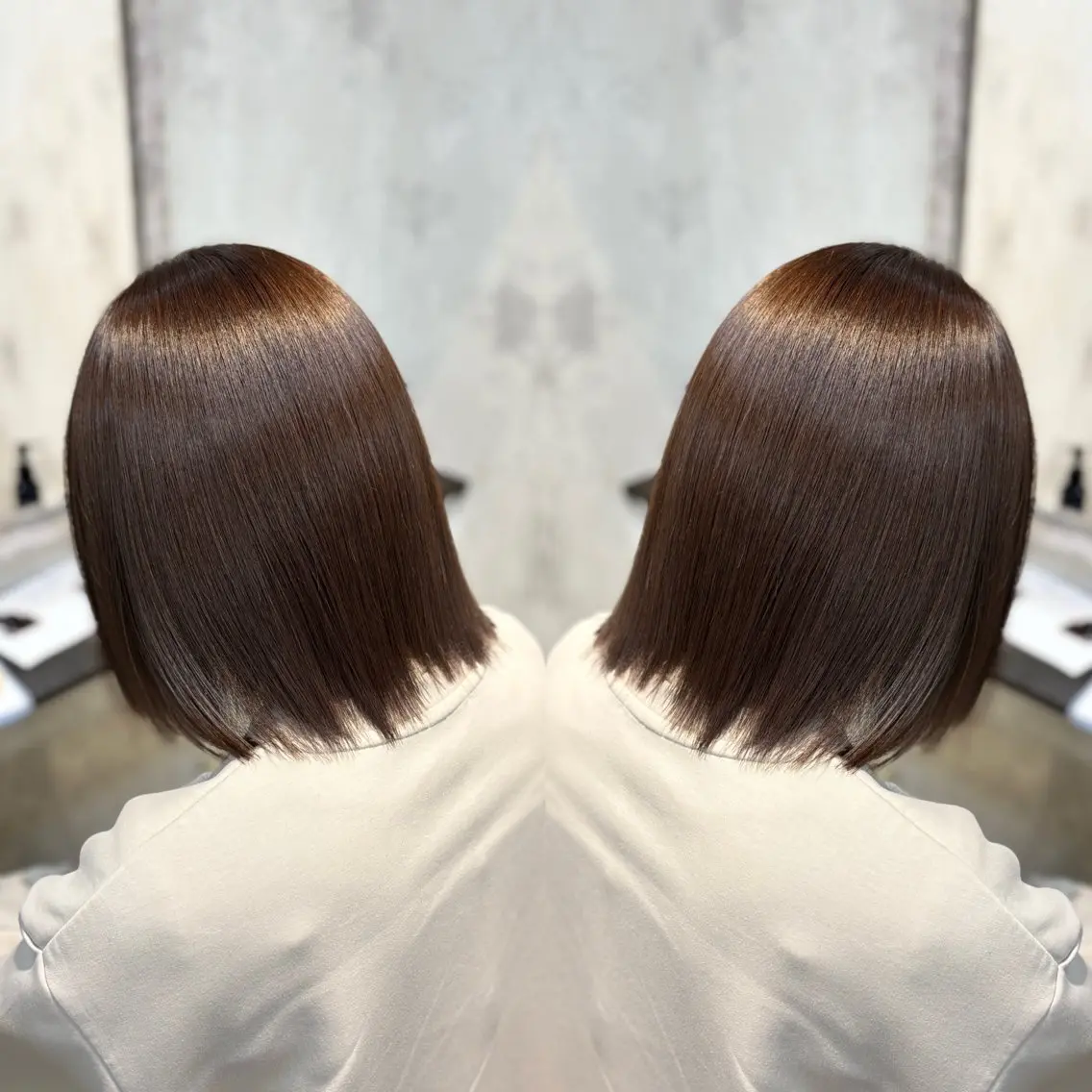 ミディアム 縮毛矯正 髪質改善🎀カノンのヘアスタイル