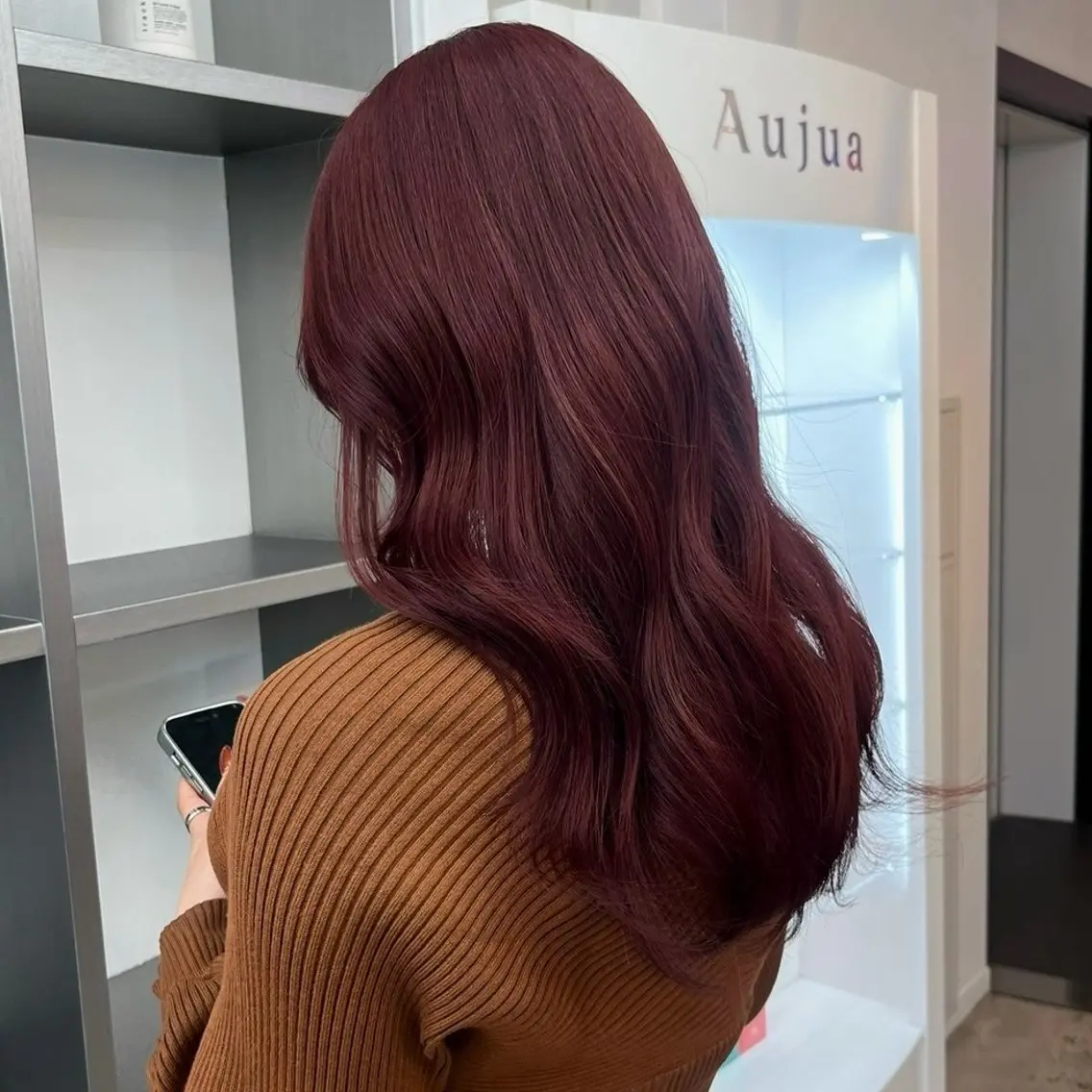 ロング カラー ピンクカラー カット ヘアカラー 🍒暖色✖️レイヤー ／Haruna🍒のヘアスタイル