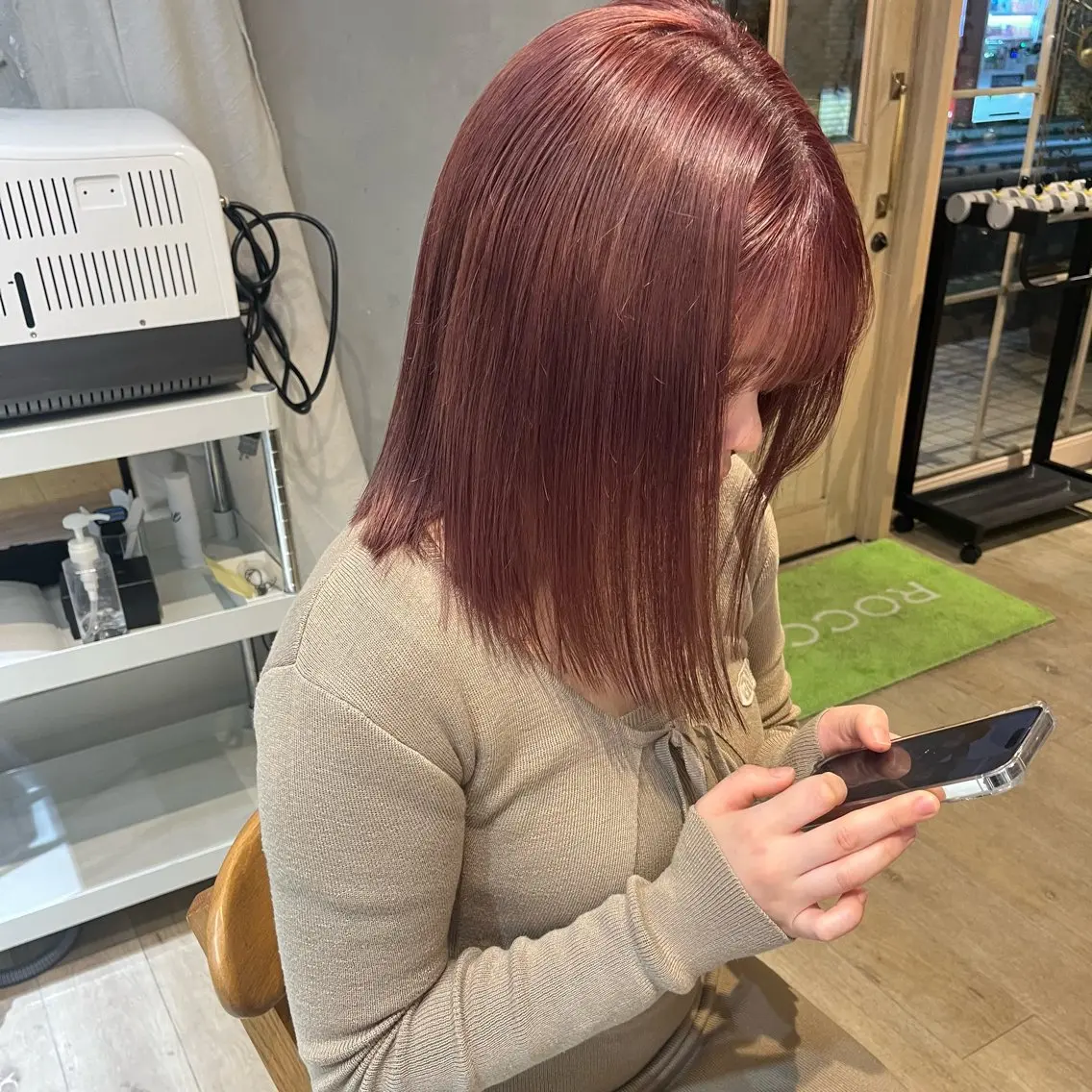 ミディアム ヘアカラー MAI ROCCO3rdのヘアスタイル