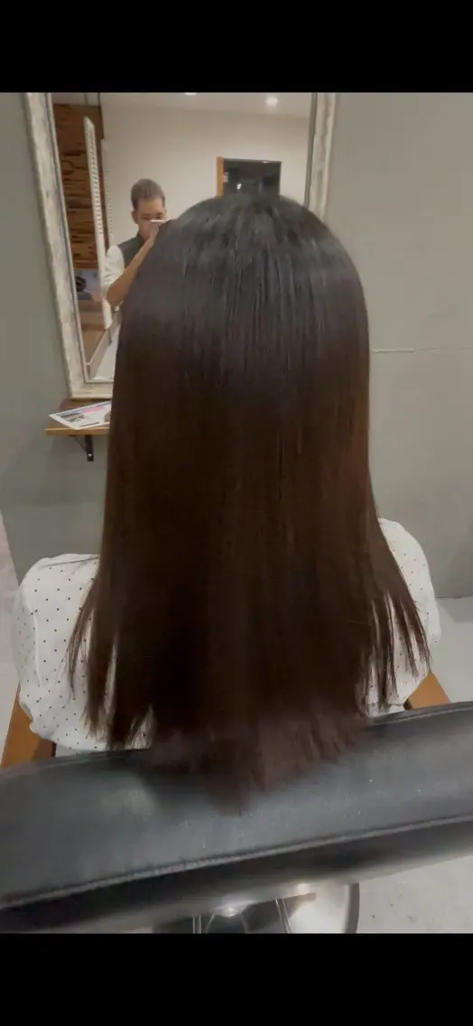 セミロング 縮毛矯正 トリートメント トリートメント Gdobant こーしのヘアスタイル
