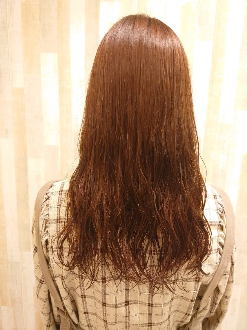 セミロング パーマ カラー 美髪💞髪質改善✨ Asari🌻のヘアスタイル
