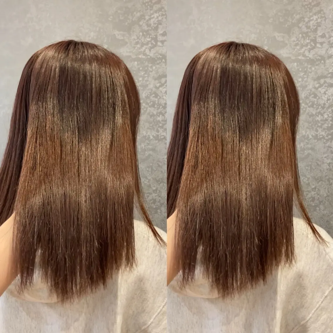 セミロング み うのヘアスタイル