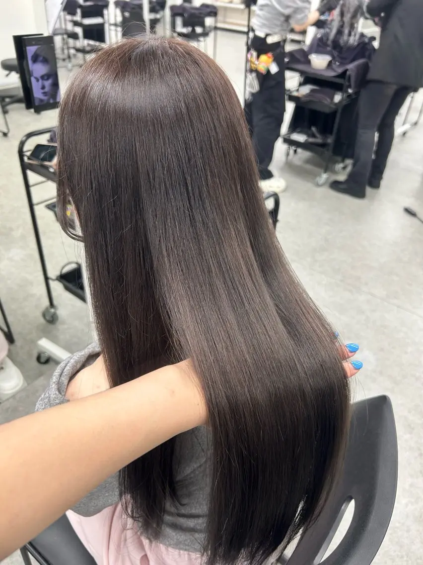 ロング カラー ヘアアレンジ メンズ ヘアカラー さくら🍒 暖色カラー/髪質改善のヘアスタイル