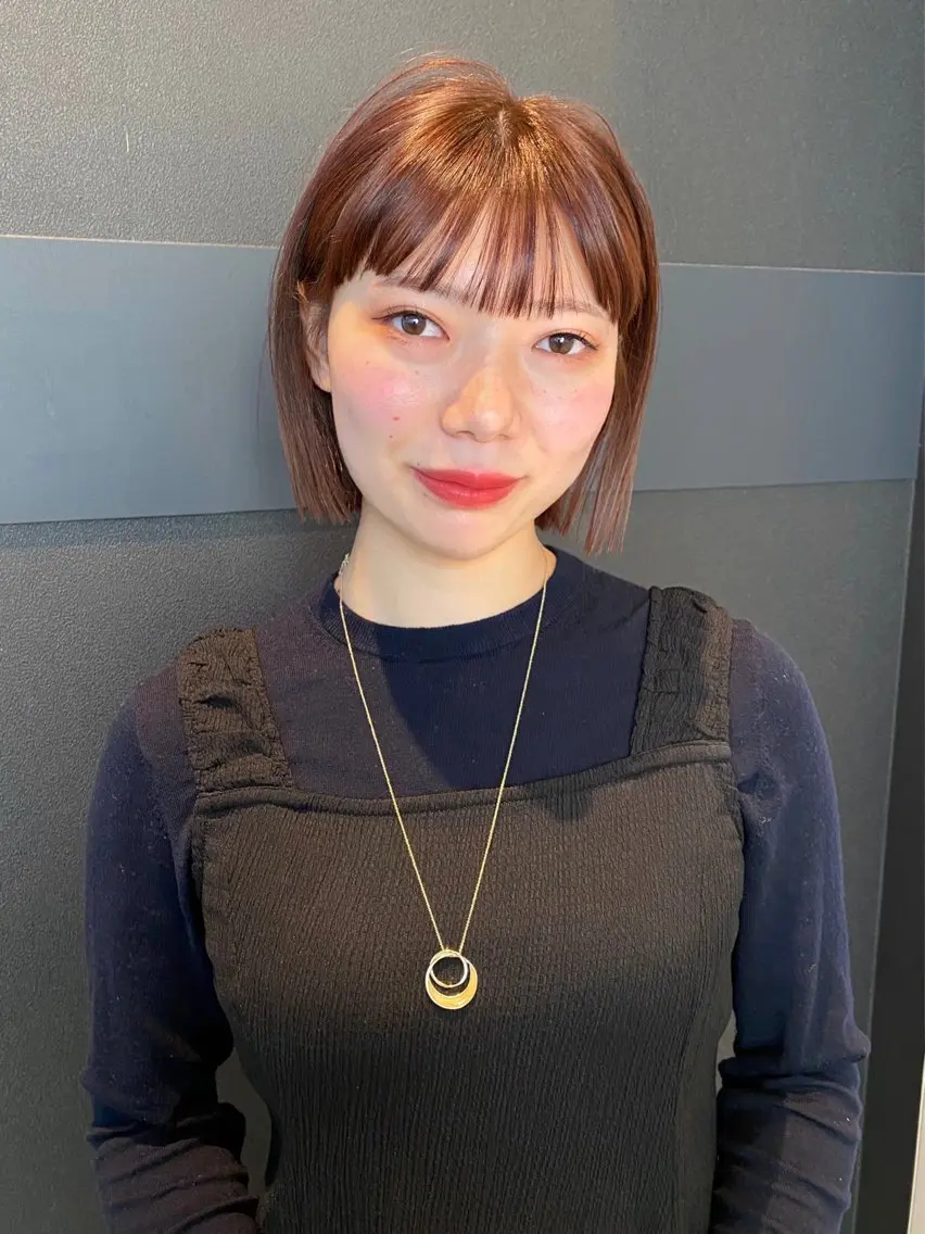 ショート カラー ブラウンカラー カット ヘアカラー トリートメント mai / linoah˚✧のヘアスタイル