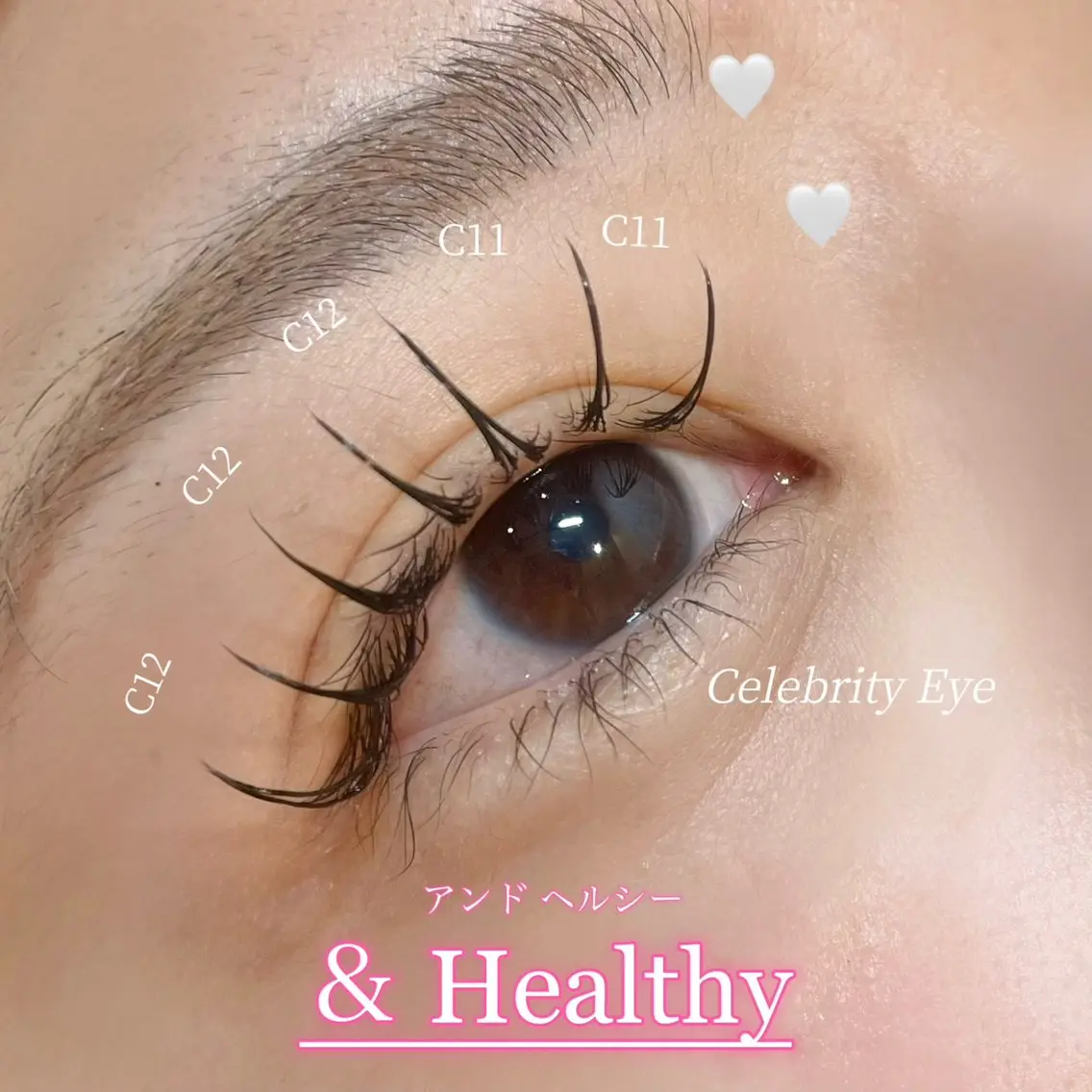 マツエク・マツパ マツエク 🎀LEDパリエクN o1韓ドルEYE🎀のマツエク・マツパデザイン