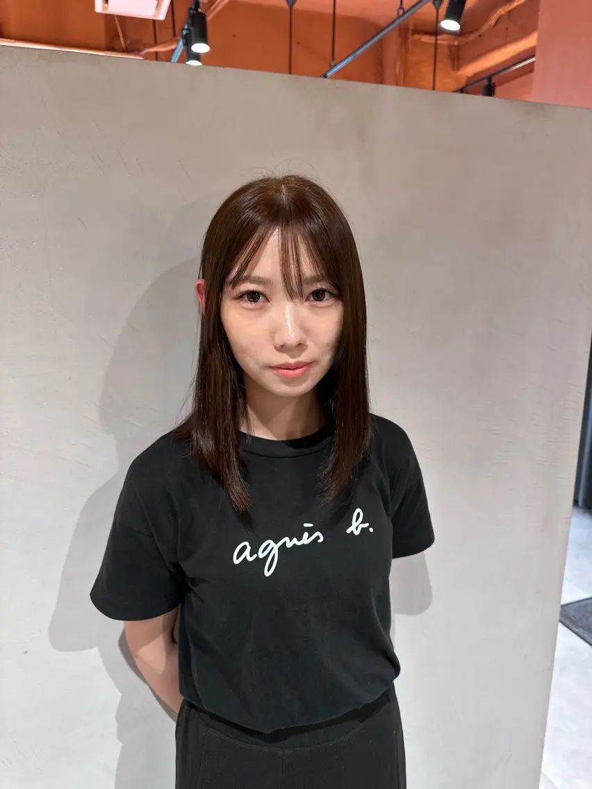 カラー ヘアカラー 竹内 琳子のヘアスタイル