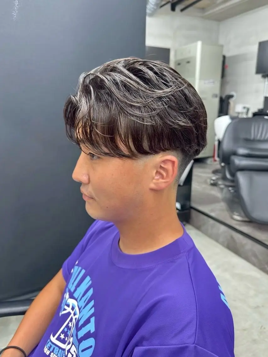 パーマ メンズ 💈直毛×ツイスパの プロ🥷清水真之介のヘアスタイル