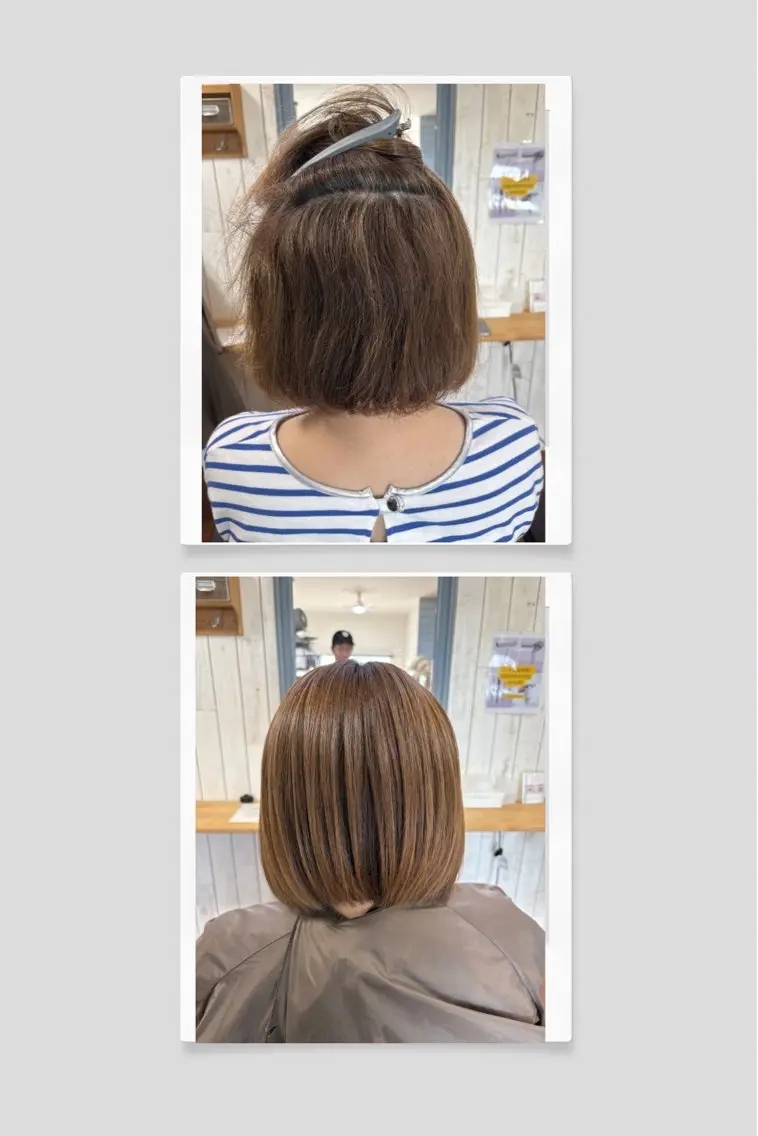 ミディアム 倉迫 ユカのヘアスタイル